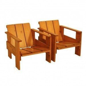 Vintage Crate Chair Afther Gerrit Rietveld