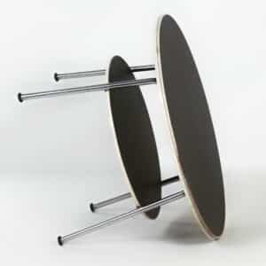 Round Coffee table 529 by W.H. Gispen, 1950s &#8211; Large Version