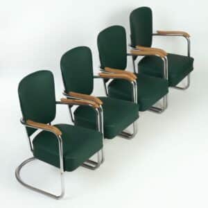 Cantilever Armchair 2154 by Paul Schuitema for Fana Metaal, 1930s