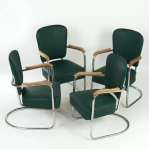 Cantilever Armchair 2154 by Paul Schuitema for Fana Metaal, 1930s