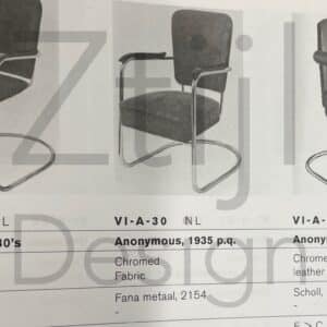 Cantilever Armchair 2154 by Paul Schuitema for Fana Metaal, 1930s