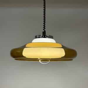 Vintage Hanging Lamp by Dijkstra Lamps, 1970s