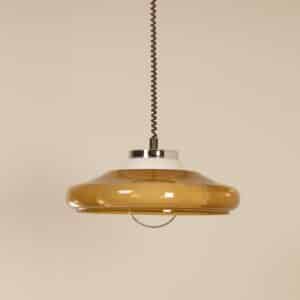 Vintage Hanging Lamp by Dijkstra Lamps, 1970s