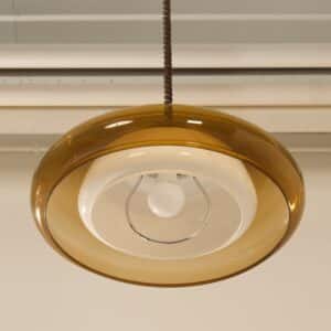 Vintage Hanging Lamp by Dijkstra Lamps, 1970s