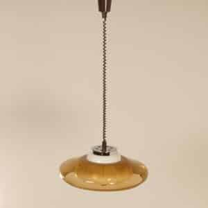 Vintage Hanging Lamp by Dijkstra Lamps, 1970s