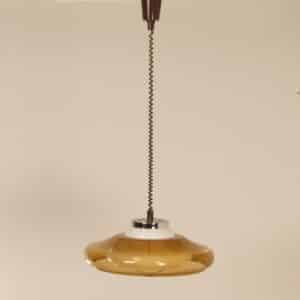 Vintage Hanging Lamp by Dijkstra Lamps, 1970s