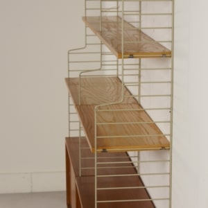 Wall system by Kajsa &#038; Nils Strinning for String Design AB &#8211; 1960s