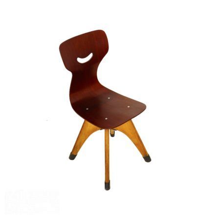 Vintage Kid’s Chair by Adam Stegner for Pagholz Flötotto, 1950s | Seatheight 33,5 cm