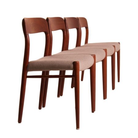 Set Danish Dining Chairs by Niels Otto Moller for JL Møller, 1950s