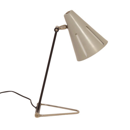 Rare “Sun Series” Desk Lamp “Model 1” by H. Busquet for Hala, 1950s.