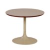 Round White Natural Stone Coffee Table by Paul Kingma, 1980s – 115 cm