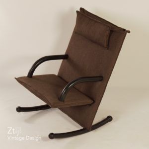 T-Line Rocking Chair Designed by Burkhard Vogtherr for Arflex, Italy, 1980s.