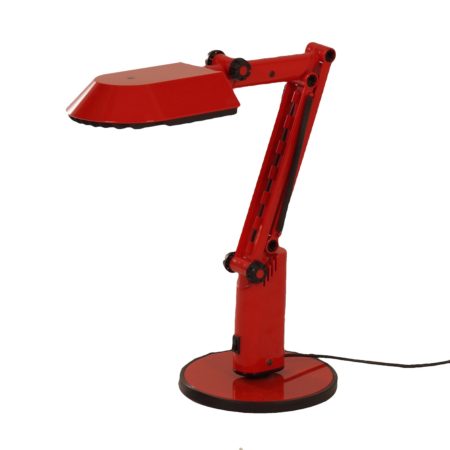 Red Desk Lamp by Ahlstrom & Ehrich Design for Fagerhults, 1970s