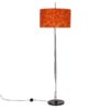 Hagoort floor lamp with white tulip base and adjustable hood