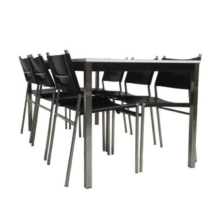 Dining Table and Chairs by Martin Visser for ‘t Spectrum