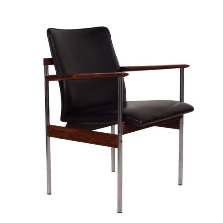 Thereca Chair with Rosewood Armrest, 1970s