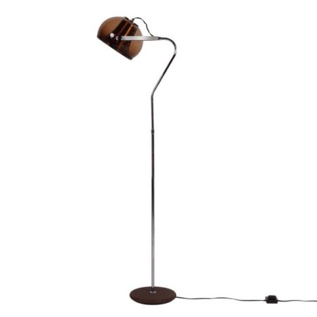 Herda Floor lamp | Transparent Brown Shade