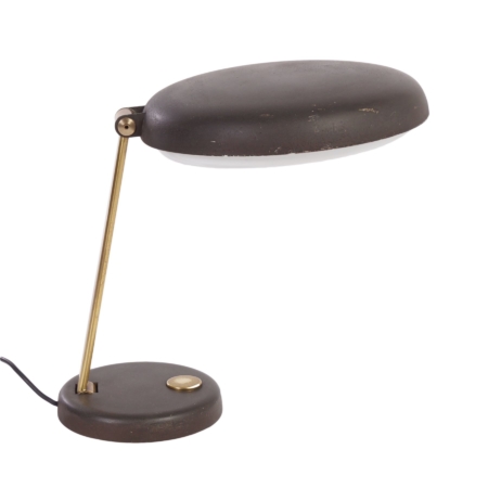 Brown Desk Lamp by Egon Hillebrand for Hillebrand, 1960s