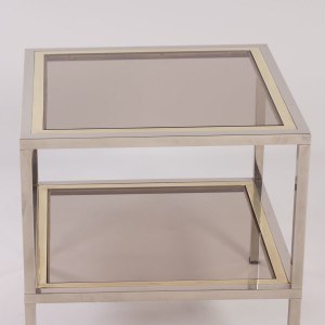 Hollywood Regency Side Table by Renato Zevi, Italy 1970s