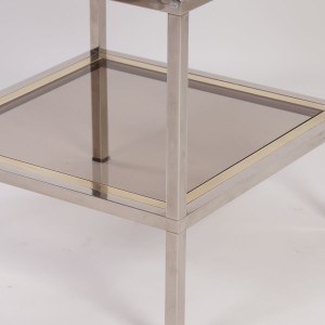 Hollywood Regency Side Table by Renato Zevi, Italy 1970s