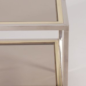 Hollywood Regency Side Table by Renato Zevi, Italy 1970s