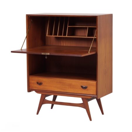 Cabinet with Desk by Louis van Teeffelen for Wébé, ca. 1960