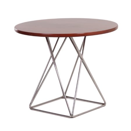 Round Dining Table with Eiffel Base for Thonet, 1970s