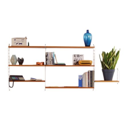 Small Wall Unit by Nisse Strinning for String Design AB, ’60s