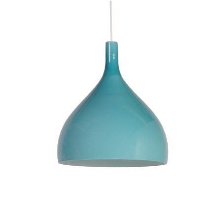 Blue Green Murano Pendant by Paolo Venini for Venini & C, 1960s Italy