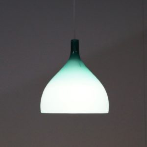 Green Murano Pendant by Paolo Venini for Venini &#038; C, 1960s Italy