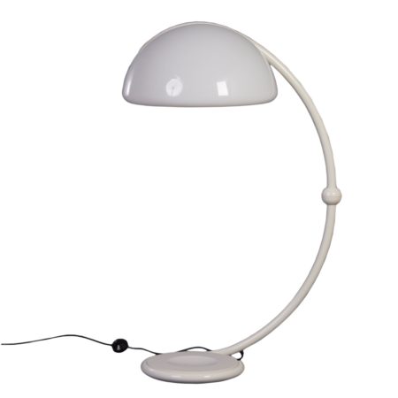 Serpente Floor lamp by Elio Martinelli for Martinelli Luce, 1965 - Model 2131 in White