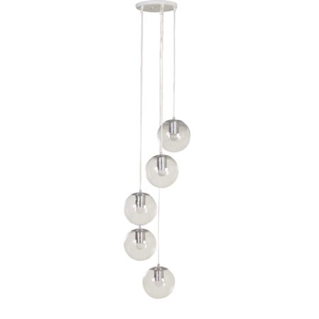 Raak Chandelier with 5 "Light Drops", 1970s