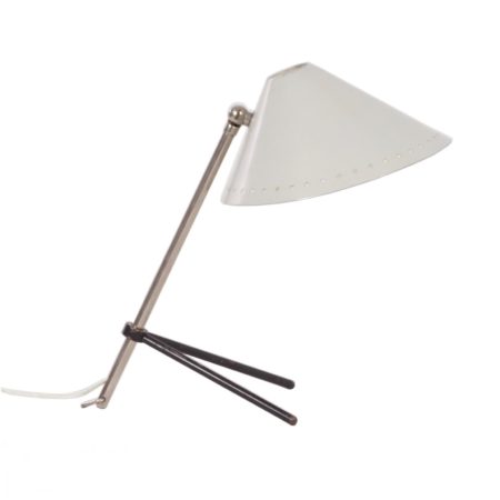 White Pinocchio Lamp by H. Busquet for Hala ca. 1950s