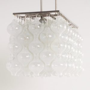Tulipan Pendant Lamp with 162 Glass Elements, Austria 1960s | Unique Object