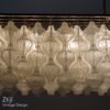 Unique Kalmar Tulipan Pendant Lamp with 162 Glass Elements, Austria 1960s