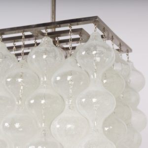 Tulipan Pendant Lamp with 162 Glass Elements, Austria 1960s | Unique Object