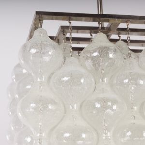 Tulipan Pendant Lamp with 162 Glass Elements, Austria 1960s | Unique Object