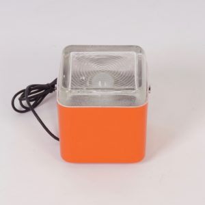Italian Table Lamp by Lamperti Robbiate, 1970s, Orange