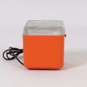 Italian Table Lamp by Lamperti Robbiate, 1970s, Orange