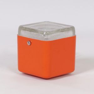 Italian Table Lamp by Lamperti Robbiate, 1970s, Orange