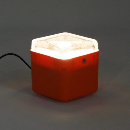 Italian Cube Table Lamp by Lamperti Robbiate, Italy &#8211; 1970s