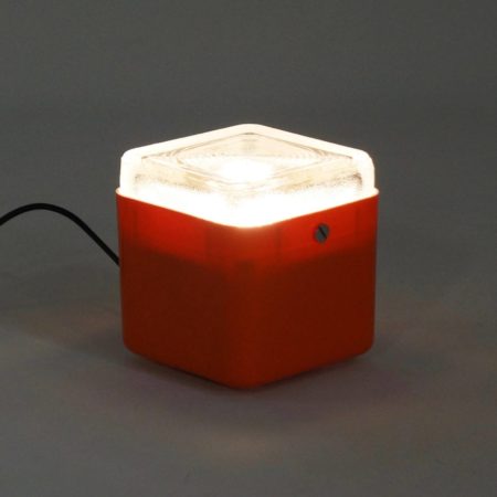 Italian Cube Table Lamp by Lamperti Robbiate, Italy &#8211; 1970s