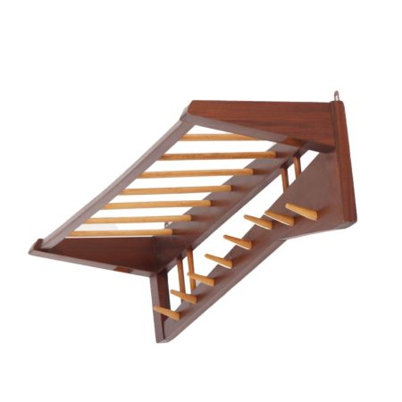 Vintage Wall Coat Rack by Electrimeufa, 1960s - Teak