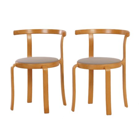 Danish Dining Chairs by THYGSEN & SØRENSEN  for Magnus Olesen, 1981s | two pieces