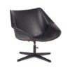 Swivel 354 Desk Chair with New Black Blue Fabric by Gispen, 1930s