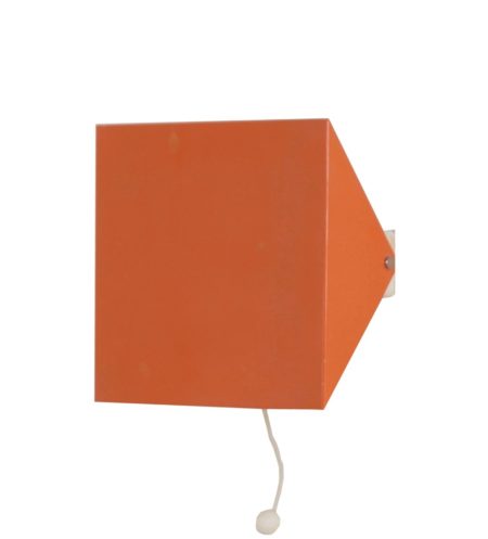 Doria Wall Lamp by Wilhelm Braun Feldweg, 1962 – Salmon Red