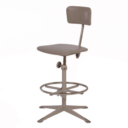 Industrial Working Chair by Friso Kramer for Ahrend de Cirkel, 1960s - Grey