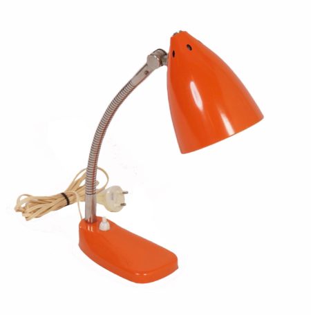 Model 13 Desk Light by H. Busquet, ca. 1955 – Orange