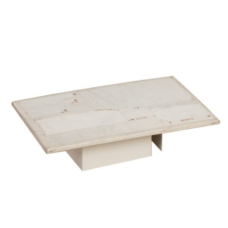 White Marble Coffee Table by Paul Kingma, 1982