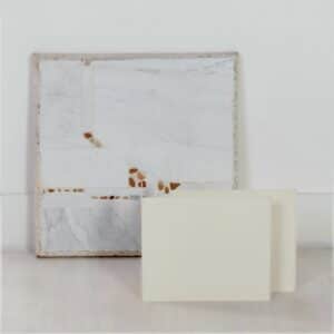 Small White Marble Coffee Table by Paul Kingma, 1980s